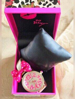 NEW! Betsey Johnson Women's Bow Watch